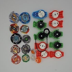 Beyblade Burst Mixed Lot with Launchers